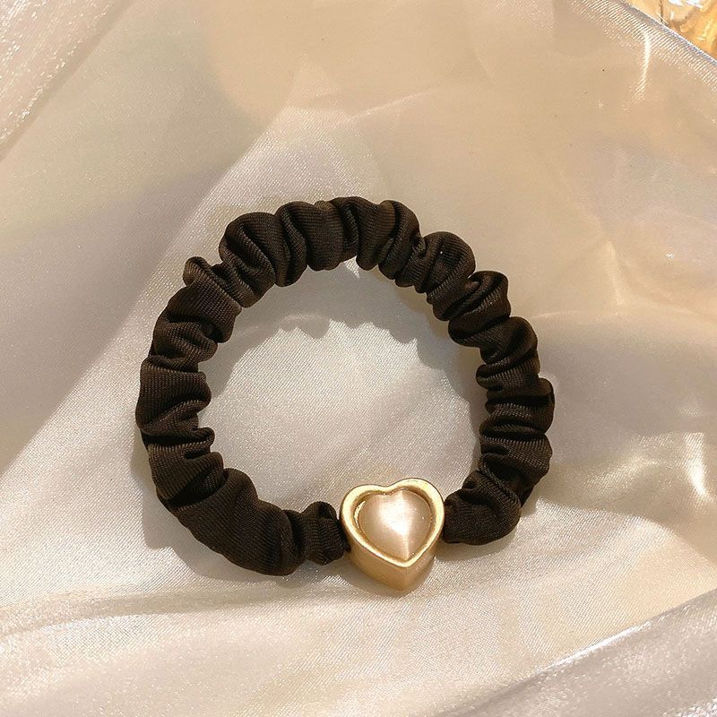 High grade Cat Eye Stone Small Intestine Hair Loop Women's Hair Rope Tie Hair Rubber Band High Elastic Durable Headband_voghion.com