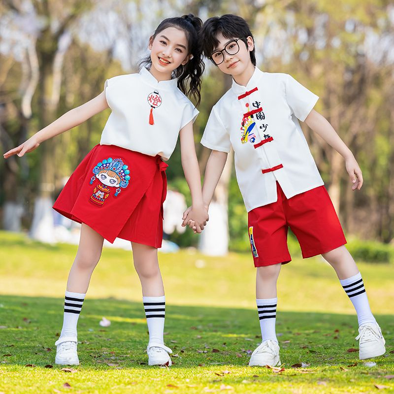 六一兒童啦啦隊演出服小學生運動會開幕式團體幼兒園舞蹈表演服裝