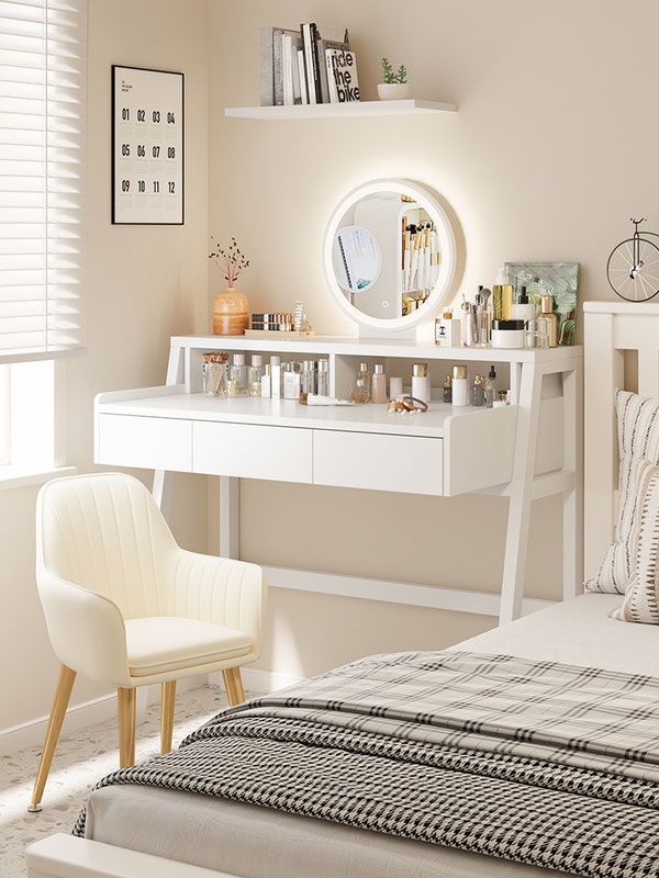 梳妆台轻奢风卧室现代简约化妆收纳一体书桌小户型高级感主卧桌子
