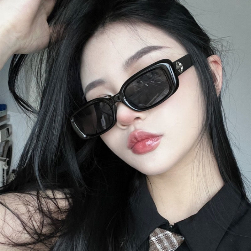 韓版方框Gm高級感辣妹墨鏡女款潮凹造型復古眼鏡男網紅y2k太陽鏡