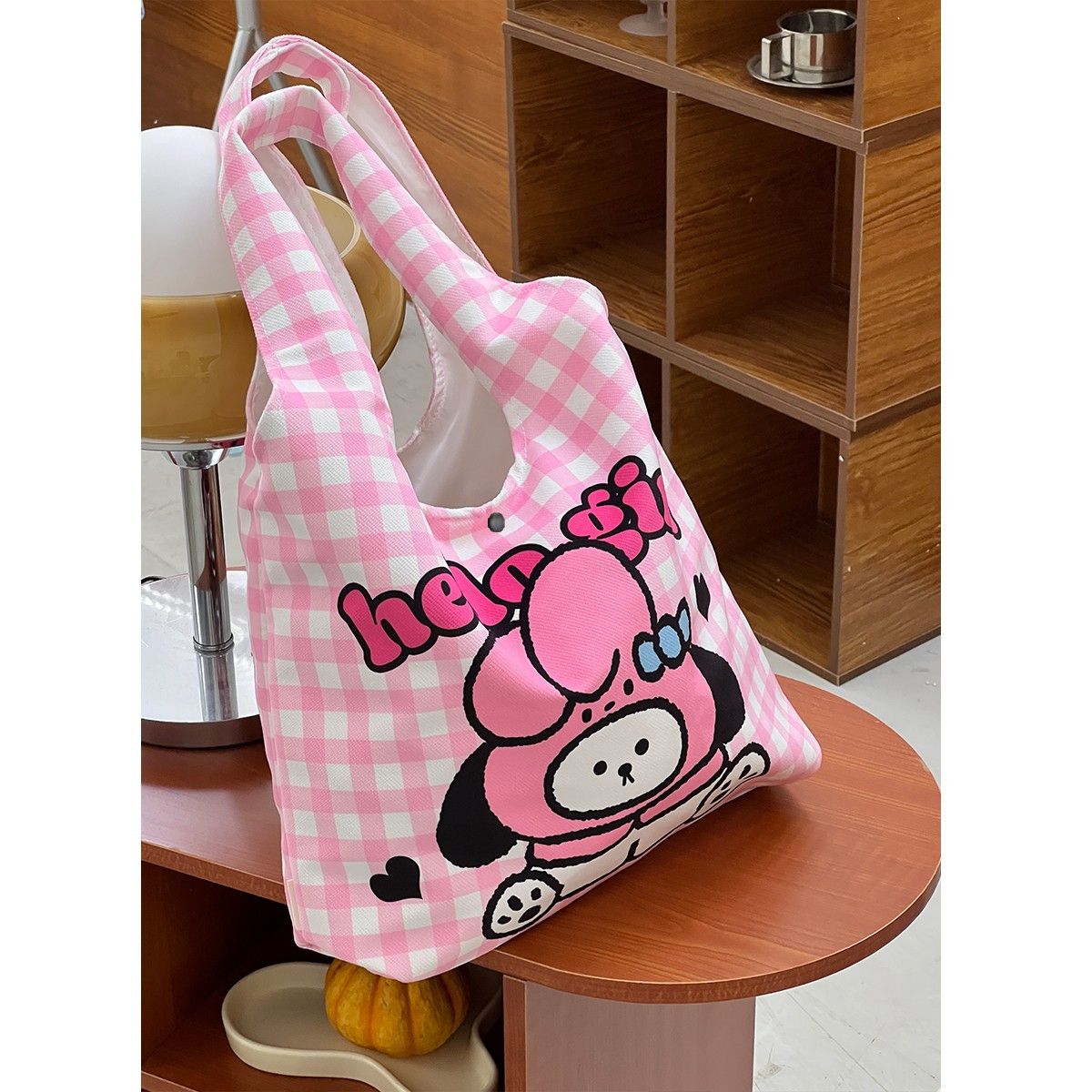 Student cute canvas bag class book niche design shoulder bag female large capacity ins versatile handbag