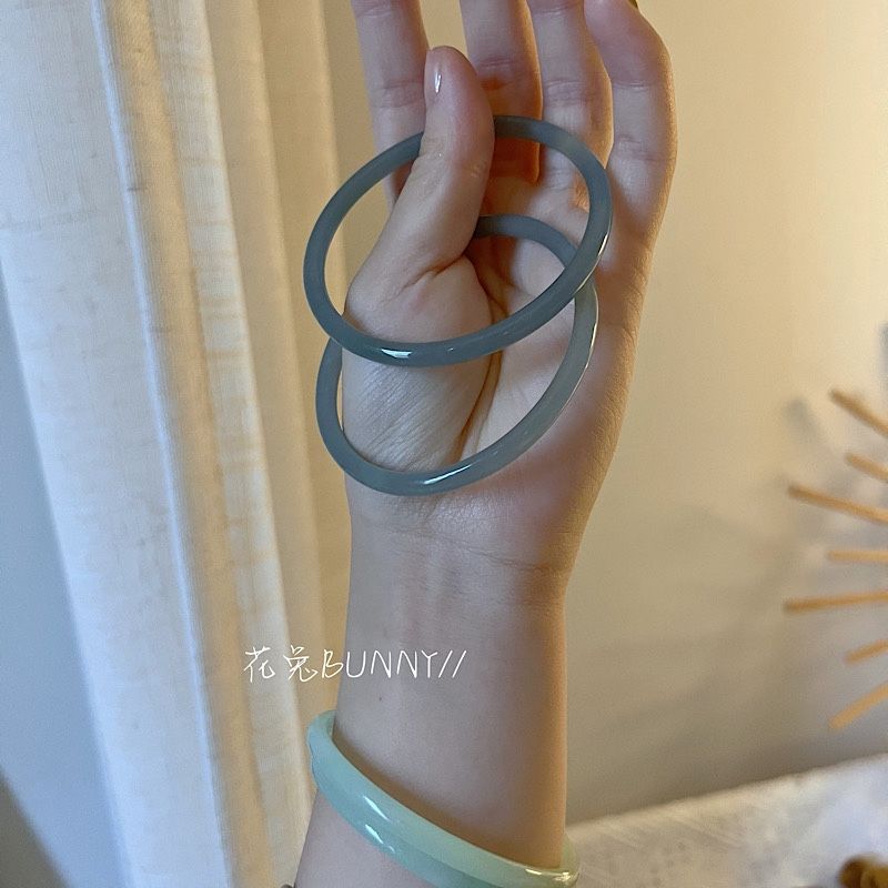 仿水晶草莓晶扁條手鐲女高級甜美百搭閨蜜禮物手鍊新中式