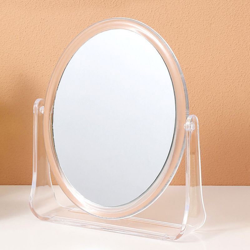 镜子化妆镜透明台式镜网红ins风镜子家用桌面可立宿舍学生梳妆镜