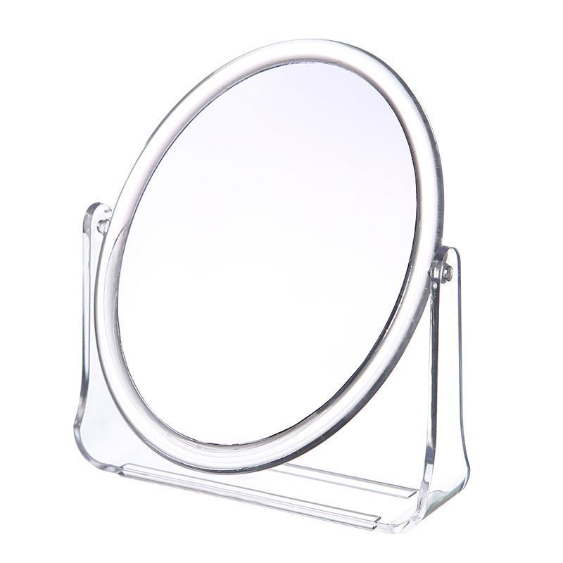 镜子化妆镜透明台式镜网红ins风镜子家用桌面可立宿舍学生梳妆镜