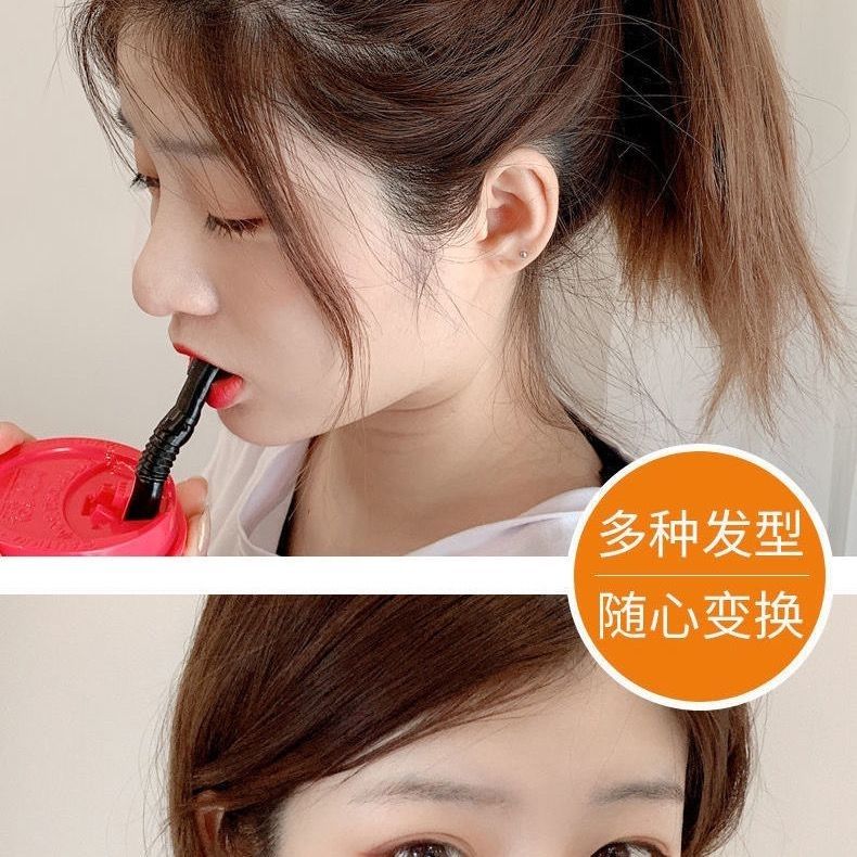 毛巾圈黑色皮筋黑色高弹力头绳头发无缝发圈橡加厚加粗强力马尾 图片 7