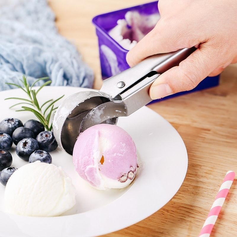 不锈钢雪糕勺冰淇淋挖球器家用商用水果西瓜冰激凌热奶宝挖冰夹子