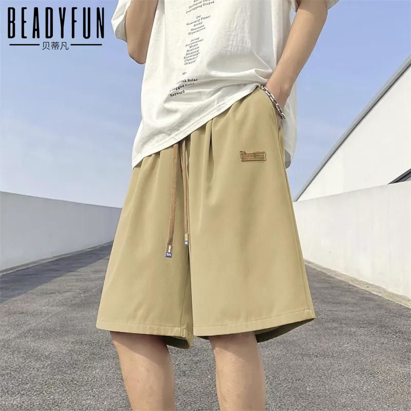 Betty Van Ice Silk Shorts Men's Summer Loose Trendy Brand Casual Shorts Men's Loose All-Match Quick-drying Sports Pants