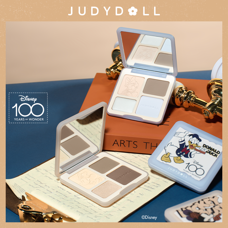 Judydoll橘朵迪士尼系列高光修容盤修容一體修鼻影側影陰影提亮女