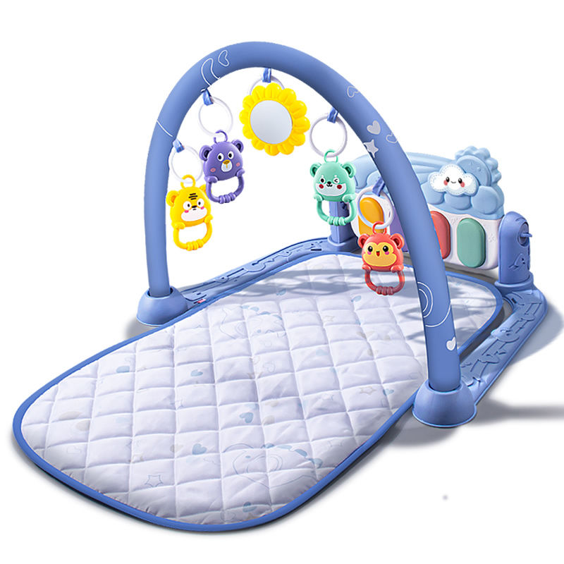 【买充电送牙胶】新生婴儿玩具遥控脚踏琴健身架3 6个月宝宝玩具