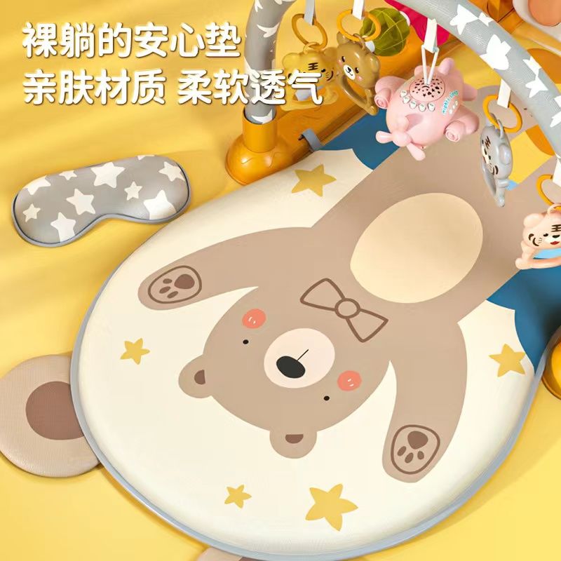 婴儿脚踩钢琴健身架0一3岁宝宝益智早教新生儿婴儿健身器礼盒包装