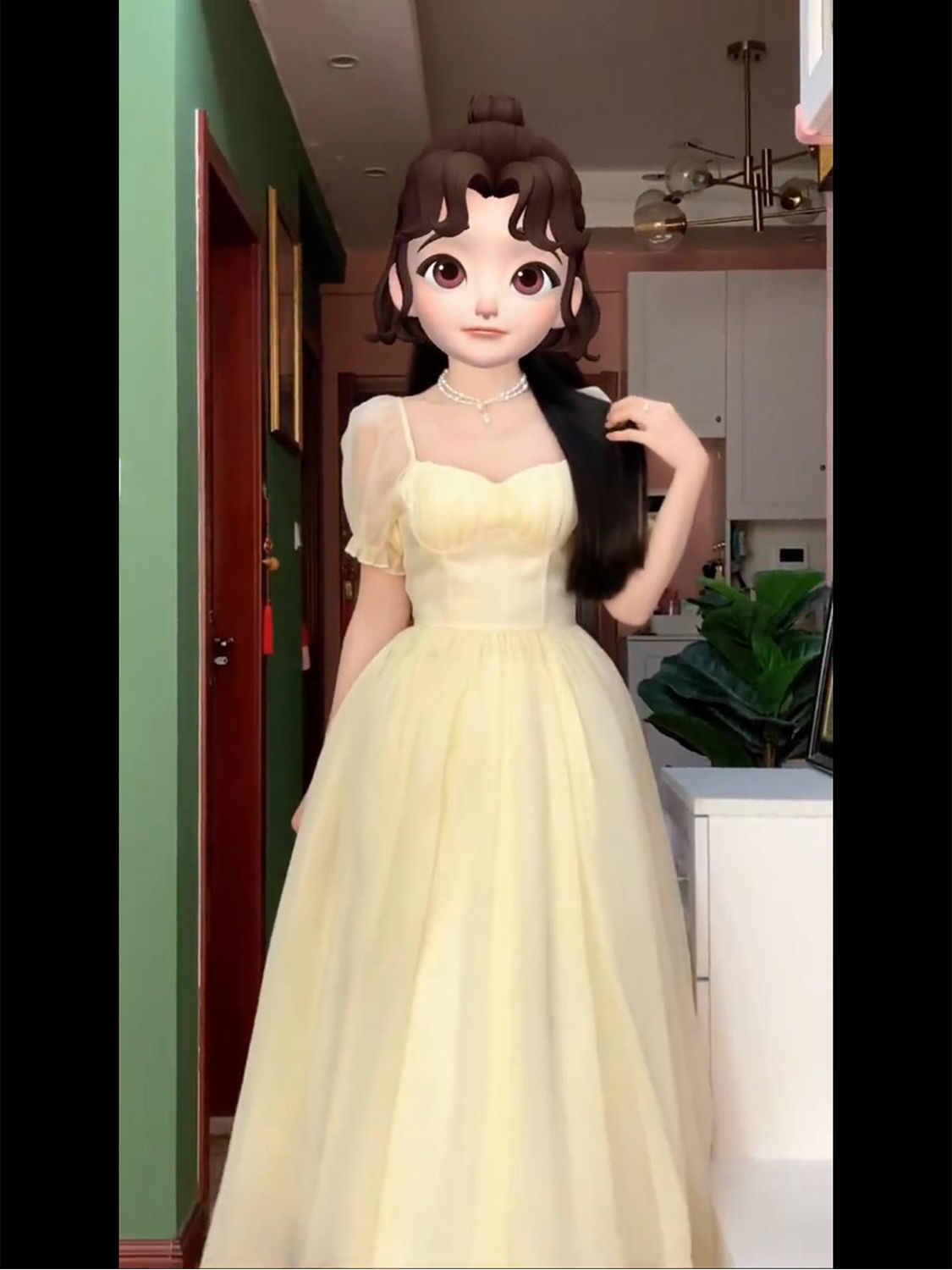【品牌LALADUDU】微胖mm法式蓬蓬連衣裙女夏季宮廷風收腰顯瘦長裙
