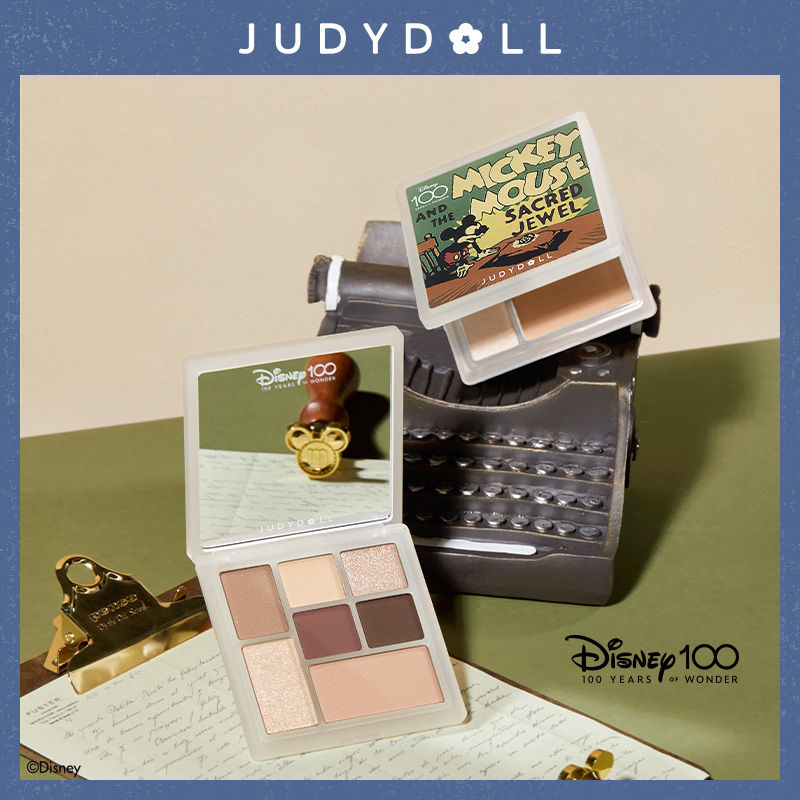 JudydoLL橘朵迪士尼新色玩趣七色彩妝盤大地色眼影高光修容禮物