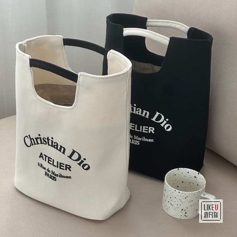 2023 New Baby Mom Portable Canvas Bag for Work, Small Tote Bag, Lunch Box, Lunch Bag, Student Casual Class Commuting Bag