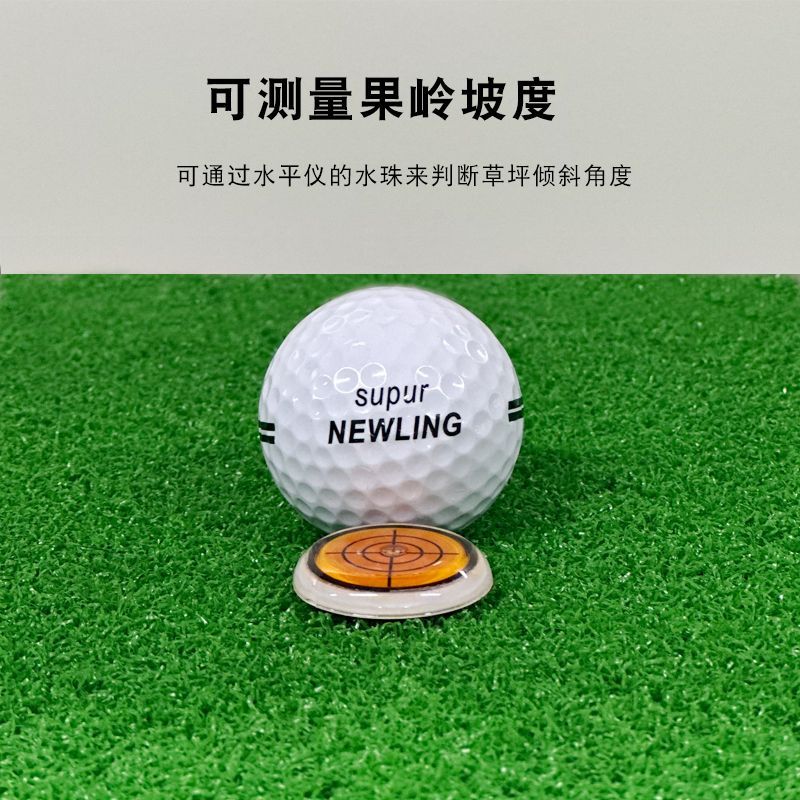 高尔夫水平仪帽夹mark平衡测高低坡塑料可拆卸磁吸果岭球位标马克