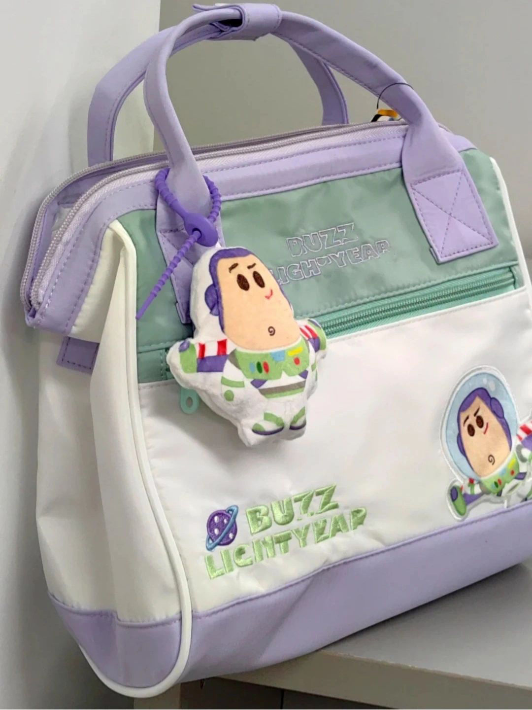 可愛刺繡卡通手提包女百搭ins大容量單肩斜挎包少女心外出通勤包