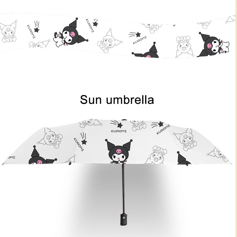 可爱全自动雨伞晴雨两用女学生折叠遮阳防晒防紫外线太阳伞ins风