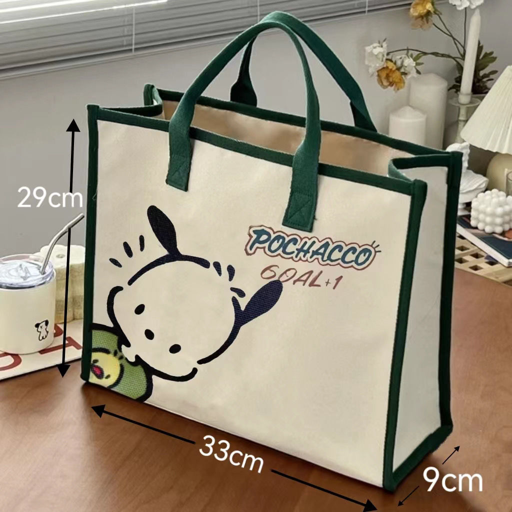 Canvas Damen, vielseitige Schultertasche der Sen-Serie, große Kapazität zum Tragen von Büchern, Pendlertasche für_voghion.com