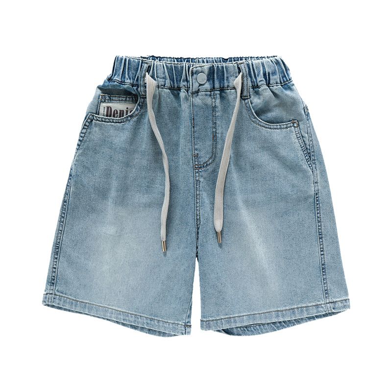 Girls' shorts in summer, thin section, big children's five-point pants, summer jeans, summer clothes, net red fried street children's pants