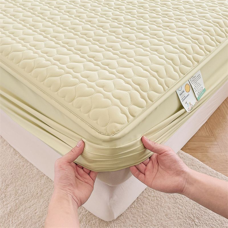 卡丝迪尔A类玉米纤维夹棉床笠单件防尘床罩床垫保护罩席梦思床套
