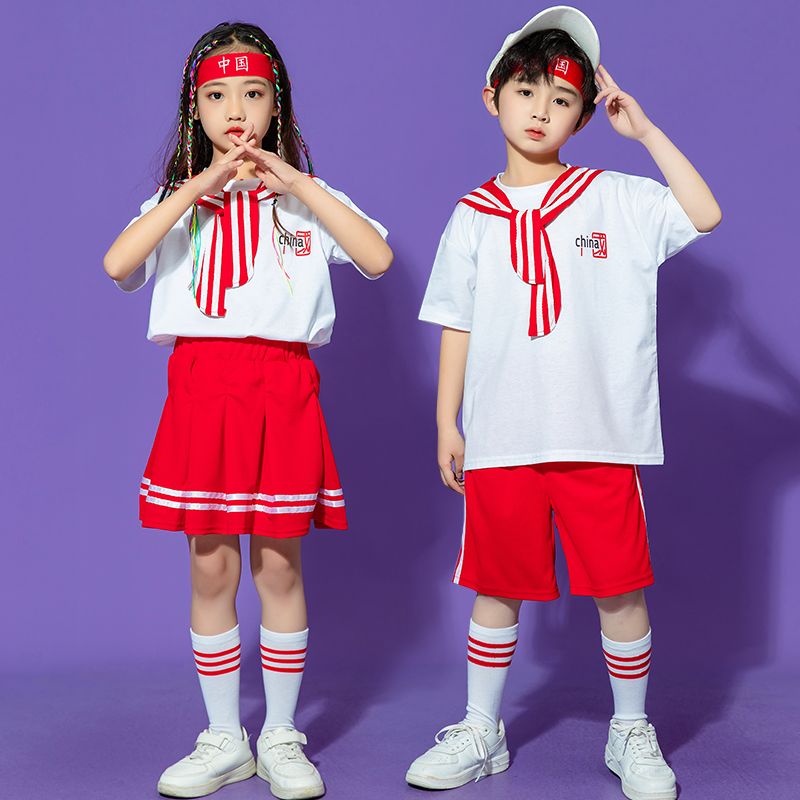 幼兒園六一表演服裝舞蹈小孩一年級兒童運動會小學生啦啦隊演出服