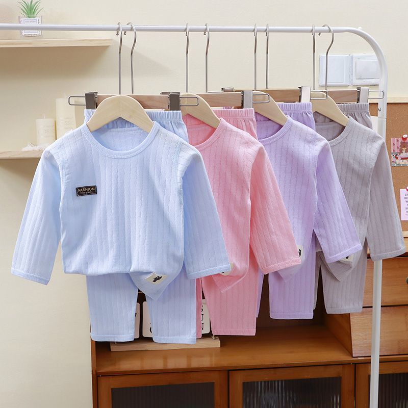 兒童夏季休閒純棉短袖短褲家居服嬰幼兒男女寶寶家居七分袖兩件套