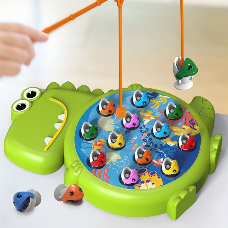 Baby magnetic fishing toys for children 1-2 years old 3 puzzle children two weeks and a half three boys 6 girls toddler gift