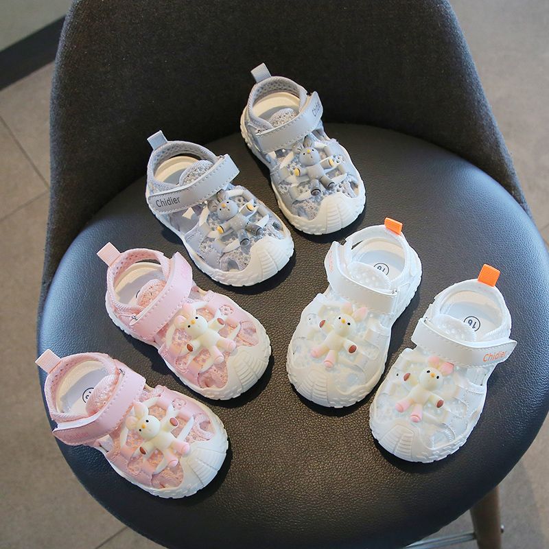 小溜宝新款夏季宝宝凉鞋学步鞋1-3超轻网面透气婴幼儿凉鞋儿童鞋