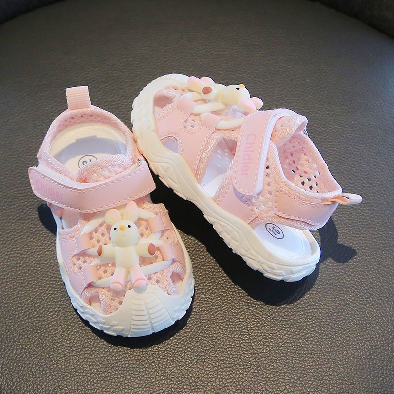 小溜宝新款夏季宝宝凉鞋学步鞋1-3超轻网面透气婴幼儿凉鞋儿童鞋