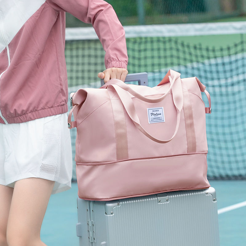 旅行包包女网红外出短途行李包待产可爱大容量轻便手提旅游收纳袋