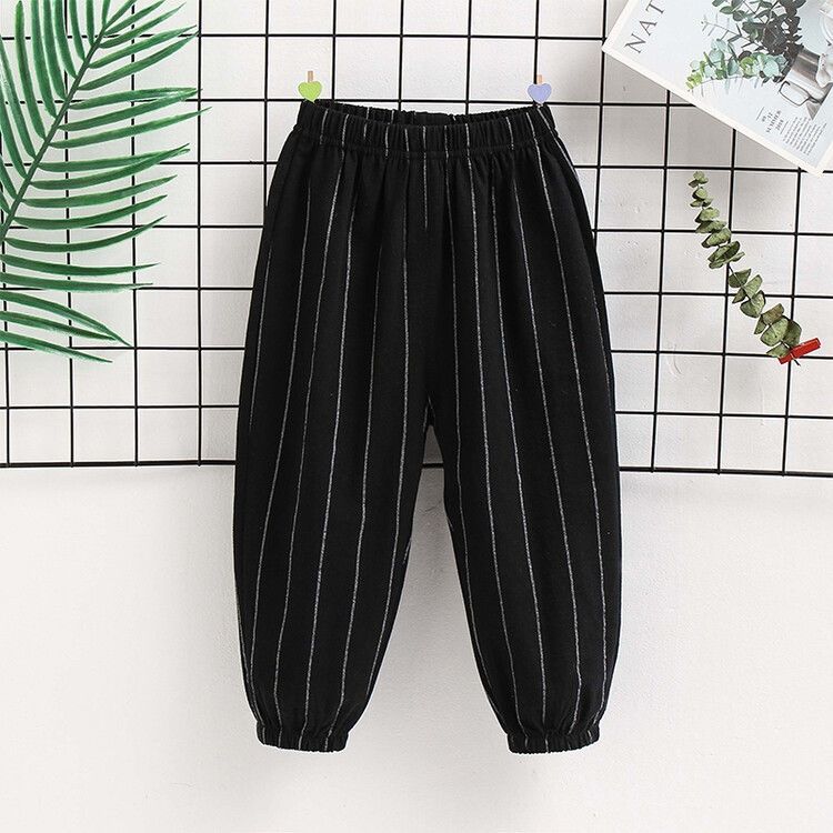 Children's summer anti-mosquito pants, children's anti-mosquito pants, boys' three-year-old cotton and linen baby summer pants, handsome to wear outside