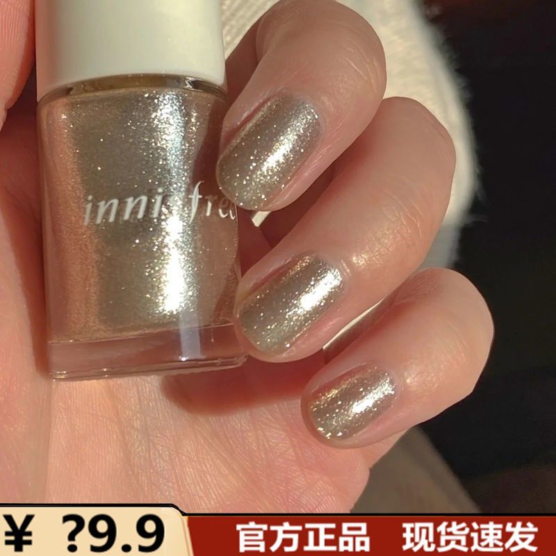 Spot No. 51 pink-gold gorgeous Yue Shi Feng Yin nail polish exempt from test lasting No. 54 metallic color summer color system