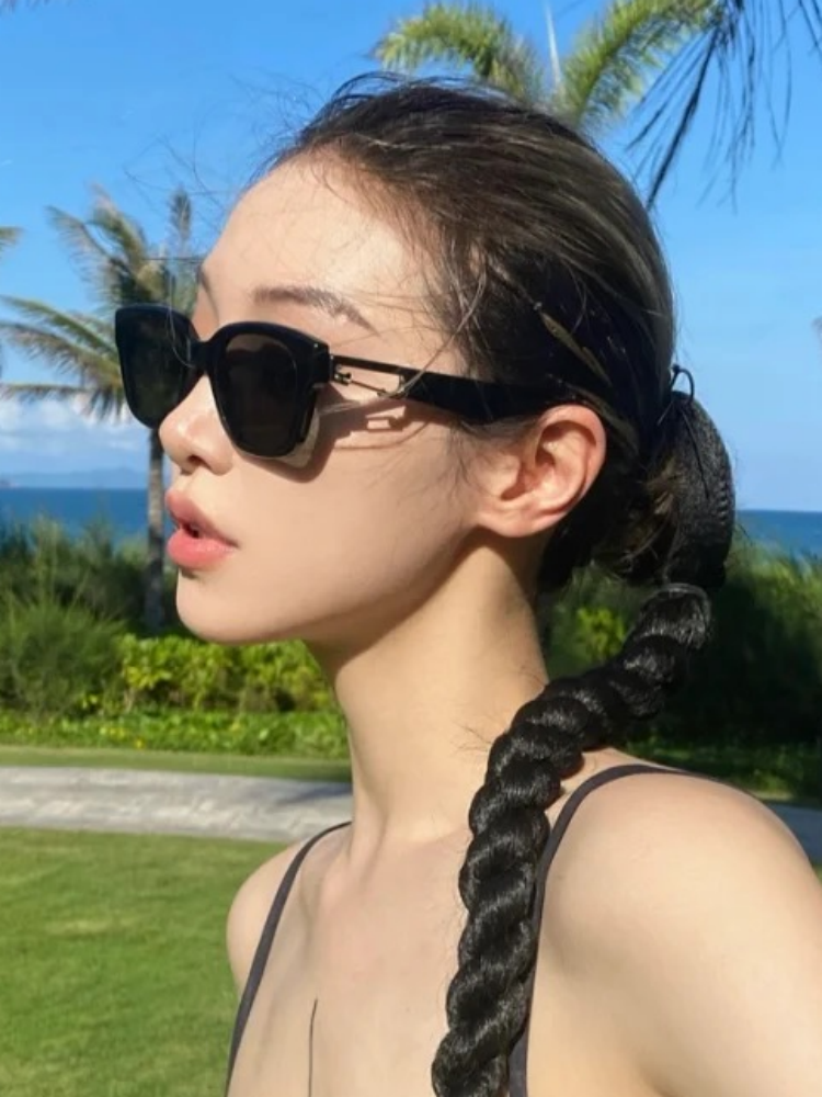 Gafas de sol para mujer forma cuadrada redondeada protección uv_voghion.com
