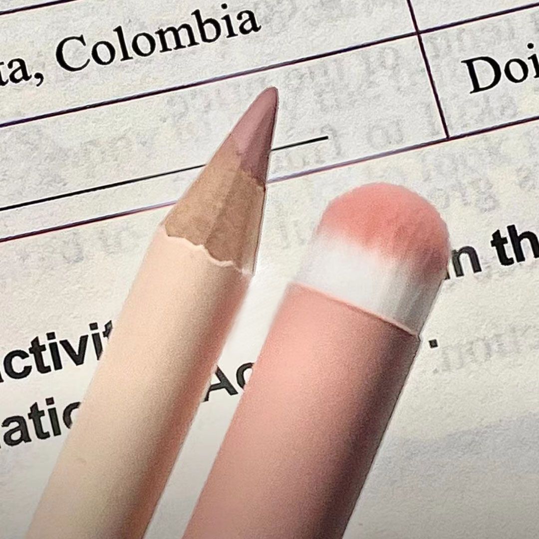 1 box of two ~ Dudu lip liner lipstick set waterproof long-lasting non-fading natural thin lip outline lipstick pen