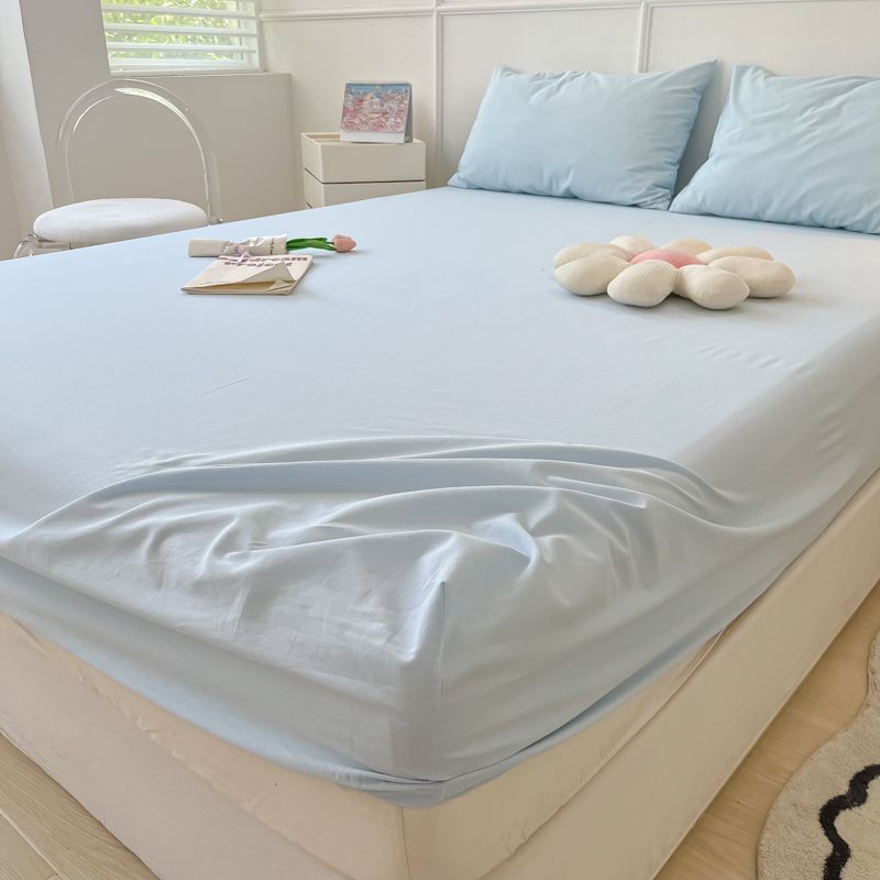 家用水洗棉保护罩套全包防滑ins加高单件床笠三件套1.8米2米夏天