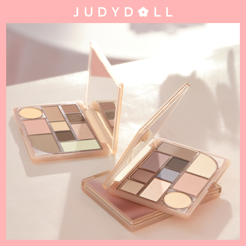 Judydoll橘朵十色彩妝綜合盤奈娃聯名眼影盤腮紅修容高光一體