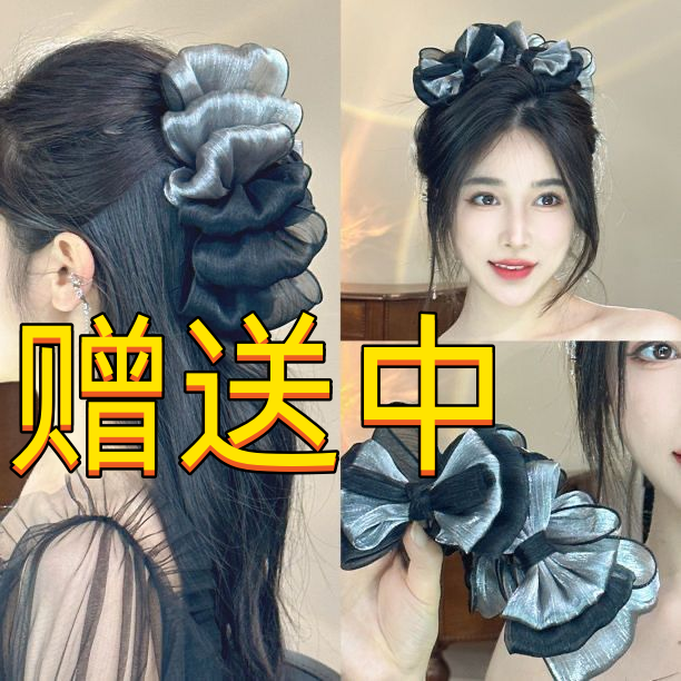 高級感發量多超大號抓夾女後腦勺盤發鯊魚夾髮夾2023新款夾子髮飾