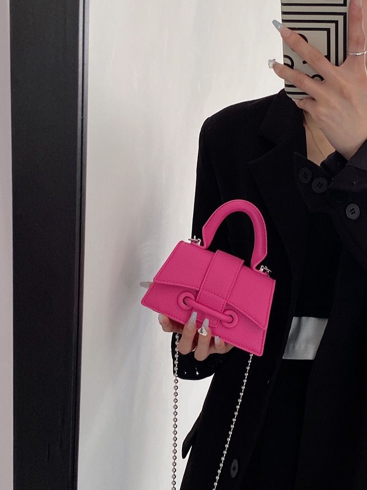 Rick summer beaded chain bag niche mini handbag 2023 new high-end single shoulder crossbody small bag