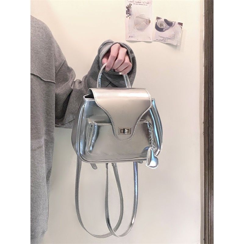 Korean version niche trend backpack 2023 new student portable shoulder bag versatile school bag fashionable travel bag