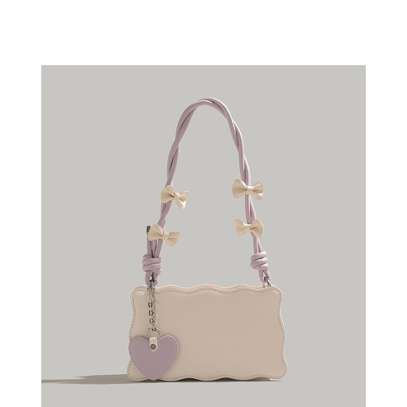 Advanced Sensory Stick Women's Gift 2023 Autumn New Style Bow Tie One Shoulder Underarm Small Square Bag_voghion.com