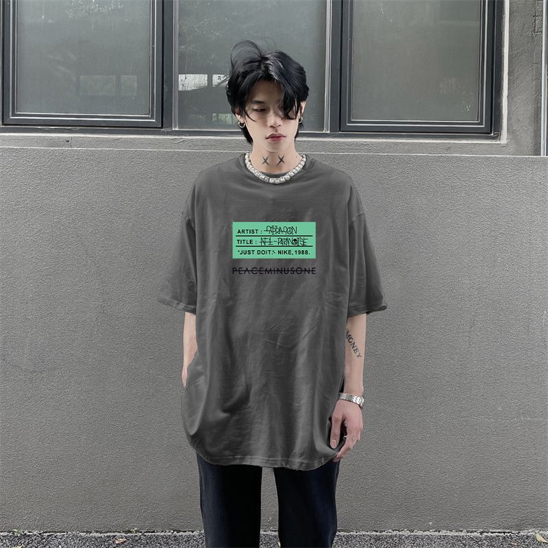 純棉短袖t恤男女情侶裝ins上衣半袖潮流百搭寬鬆bf風oversize夏季