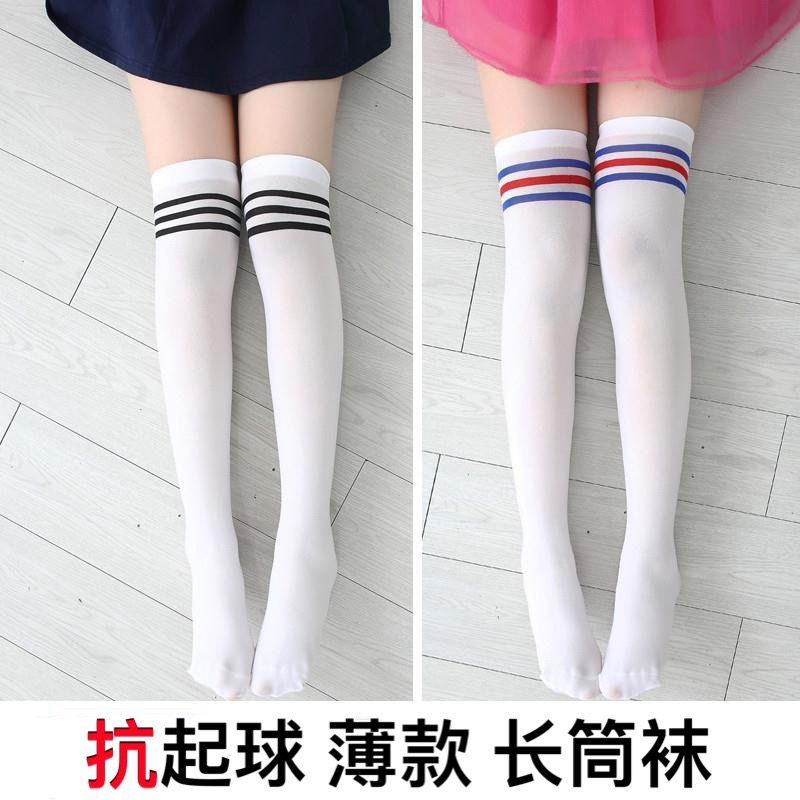 兒童絲襪白色女童長筒襪過膝蓋春秋夏季薄款寶寶舞蹈小孩打底襪子