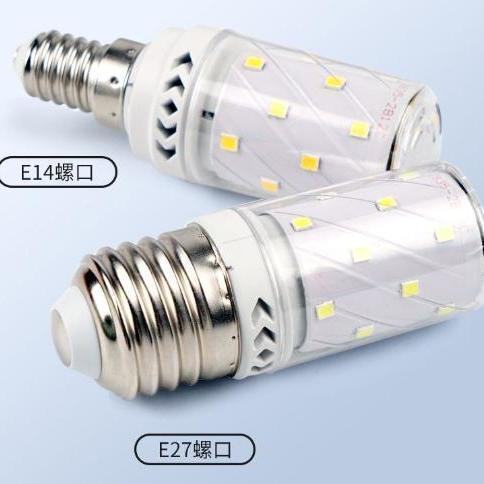 顾家照明 LED节能灯泡超亮E14E27大螺口家用玉米灯灯白光三色光