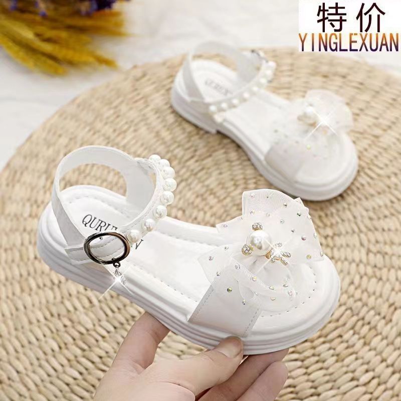 專櫃正品】女童網紅涼鞋透氣公主鞋輕便休閒小女孩甜美可愛表演鞋