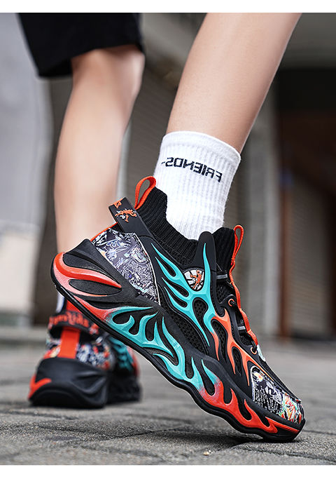 Herenschoenen 2023 Herfst Nieuwe Sportschoen Trend Veelzijdige Middelbare School Jongensschoenen Lichtgewicht, Duurzaam en Geur_voghion.com