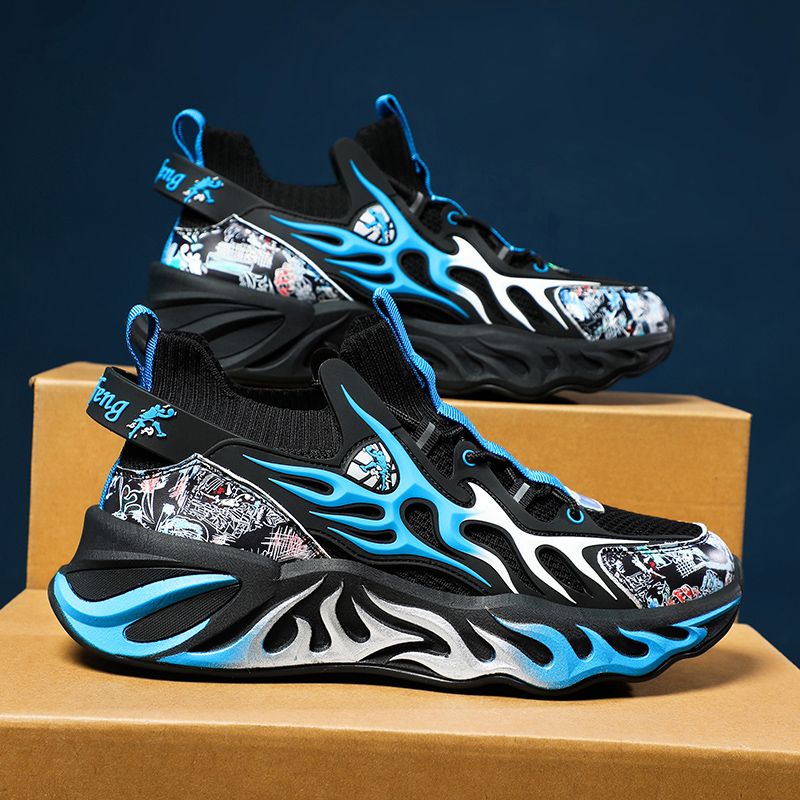 Tendenza scarpe sportive nuove per uomo autunno 2023 Scarpe versatili per ragazzi delle scuole medie leggere, resistenti e inodore_voghion.com