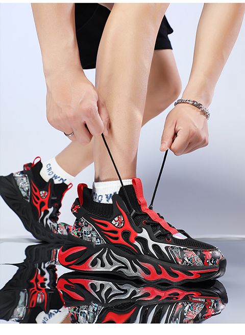 Herenschoenen 2023 Herfst Nieuwe Sportschoen Trend Veelzijdige Middelbare School Jongensschoenen Lichtgewicht, Duurzaam en Geur_voghion.com
