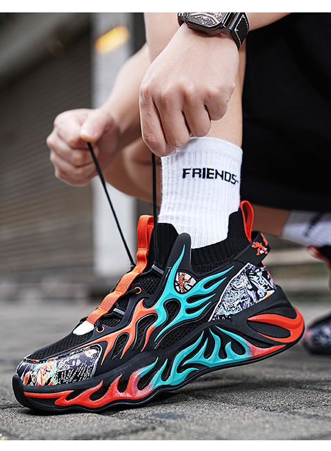 Herenschoenen 2023 Herfst Nieuwe Sportschoen Trend Veelzijdige Middelbare School Jongensschoenen Lichtgewicht, Duurzaam en Geur_voghion.com