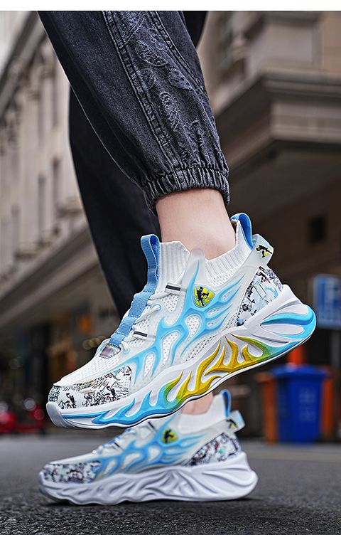 Herenschoenen 2023 Herfst Nieuwe Sportschoen Trend Veelzijdige Middelbare School Jongensschoenen Lichtgewicht, Duurzaam en Geur_voghion.com