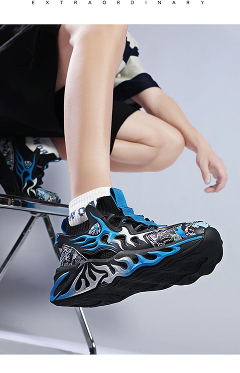 Herenschoenen 2023 Herfst Nieuwe Sportschoen Trend Veelzijdige Middelbare School Jongensschoenen Lichtgewicht, Duurzaam en Geur_voghion.com