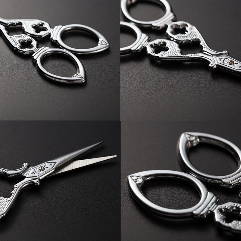 European Small For Home Use, Bags, Handcrafts, Palace Style Tea Art, Cross Scissors_voghion.com